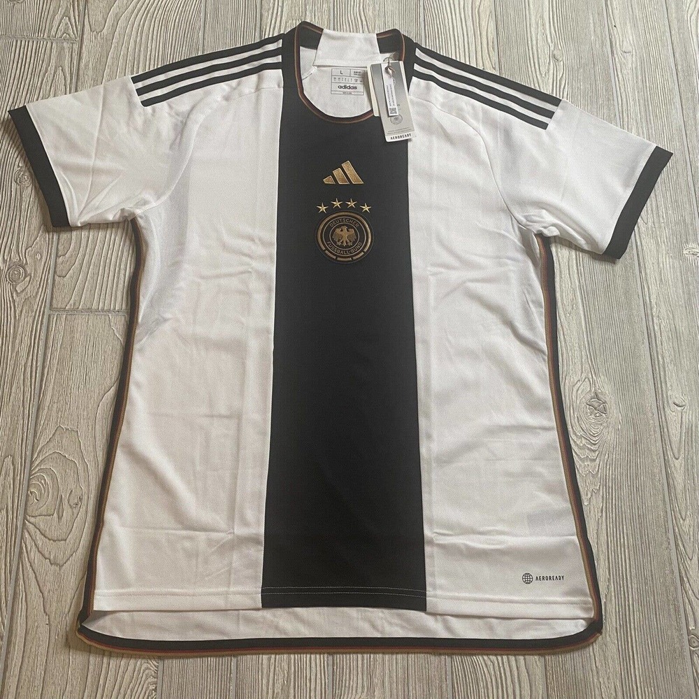 Adidas Aeroready Germany DFB Home Jersey Men’s L White Slim Fit New